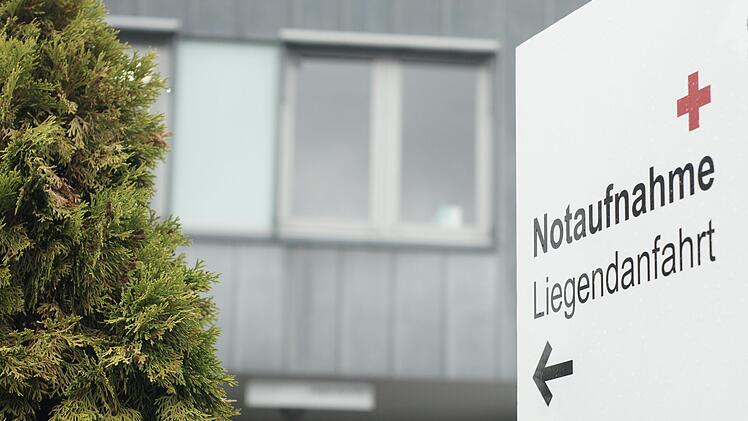 Die Notaufnahme an der Franz-von-Prümmer-Klinik in Bad Brückenau wird geschlossen. Das sorgt für ablehnende Reaktionen Foto: Steffen Standke