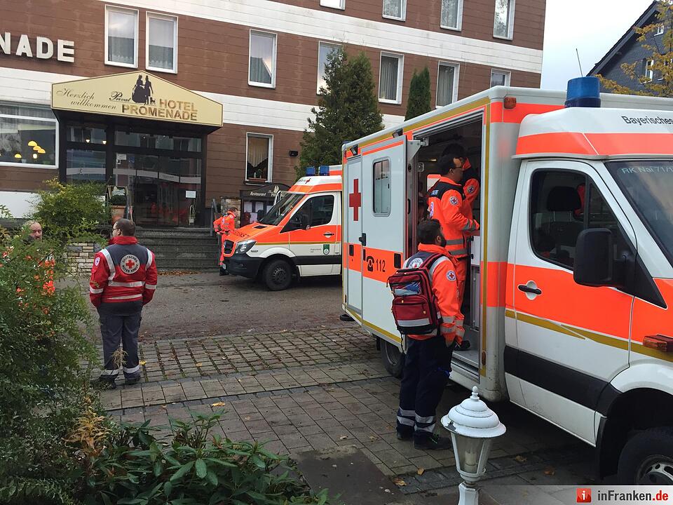 BRK-Einsatz in Hotel in Bad Steben