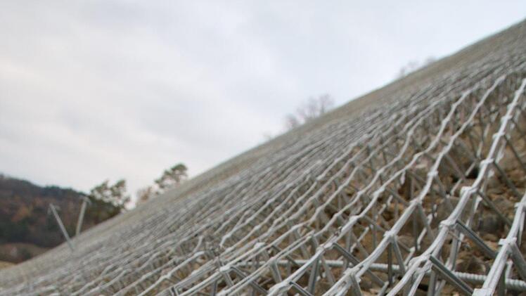 Blick auf die Baustelle bei Untersteinach. Foto: Jürgen Gärtner