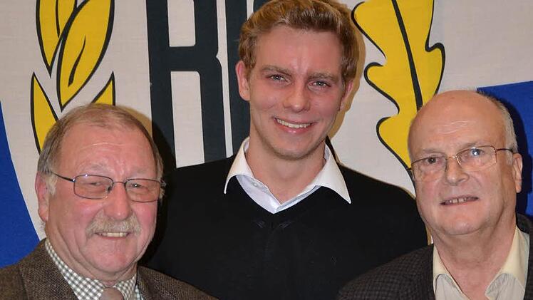 Die neue Führungsriege im BLSV-Kreis Bad Kissingen: (von links) Vorsitzender Rainer Werner, Martin Wende (3. Vorsitzender) und Walter Gutmann (2. Vorsitzender).
