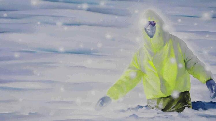 Einige der Eislandschaften des Künstlers.