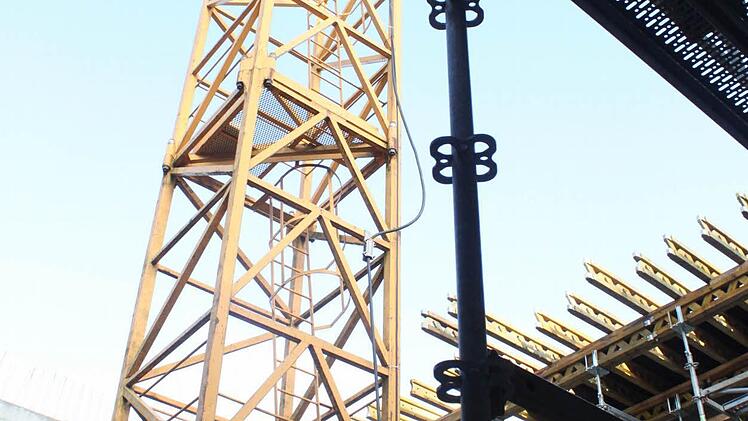 So sah es während der Bauphase aus.