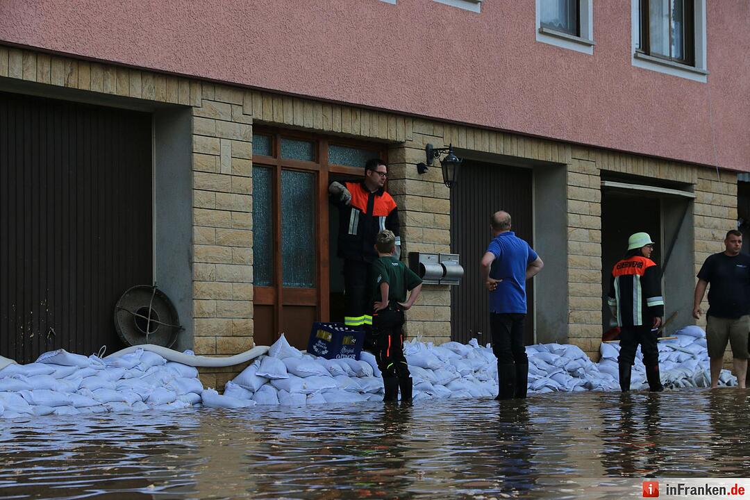 Hochwasser in Rauhenebrach