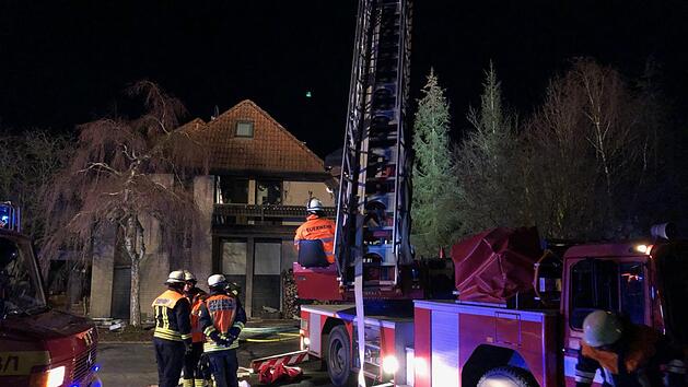 Brandeinsatz in Reichenbach  Foto: Alexander Marx