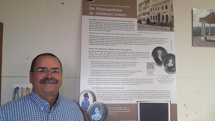 Thomas Dooley aus Alabama in den USA forscht an seiner Familiengeschichte. Sie reicht zwölf Generationen zurück und nimmt in Münnerstadt ihren Anfang.
