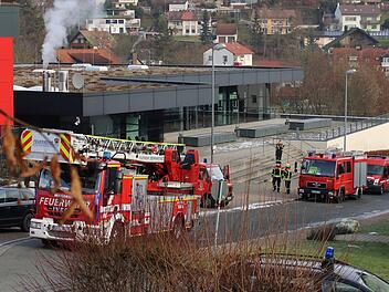 Der Feuerwehreinsatz am Gymnasium Fränkische Schweiz am Dienstag Foto: Kreisbrandinspektion Forchheim