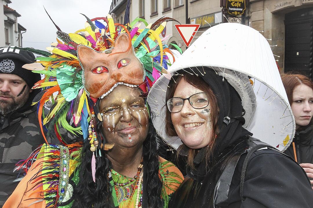 Narrentreiben in Stadtsteinach 2024