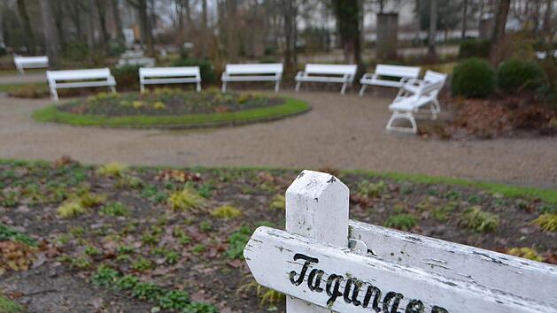 G&auml;hnende Leere herrscht allerorten - auch Bad Bocklet scheint wie ausgestorben.