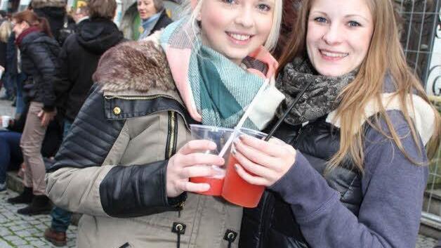 Impressionen vom weihnachtlichen Frühschoppen in Kulmbach 2015. Foto: Sonny Adam