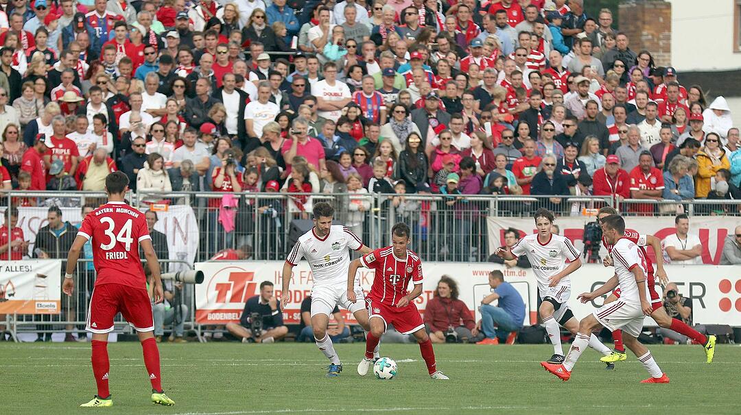 Das Traumspiel gegen den FC Bayern München in Coburg