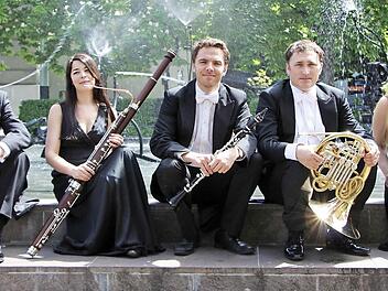 Sie gestalten das Meisterkonzert in Rügheim: die Musiker des Baseler Holzbläserquintetts.  Foto: Heili Rosin