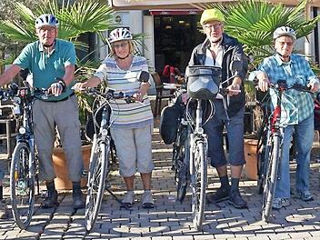 Die Seniorenradler aus Ebermannstadt  Foto: Wolfgang Mehrer