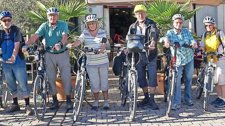 Die Seniorenradler aus Ebermannstadt  Foto: Wolfgang Mehrer