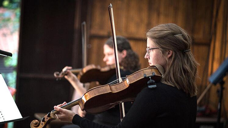 Musikerinnen des Ensembles der Sommeroperette Heldritt Foto: Sven Kaufmann