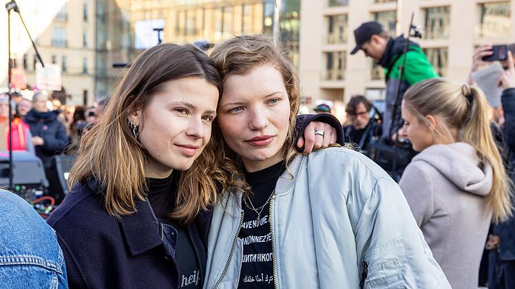 Demonstration gegen sexualisierte digitale Gewalt