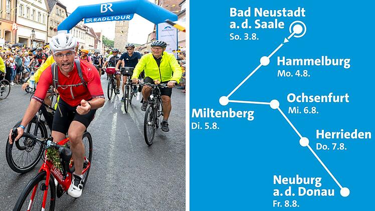 Anfang August ist es wieder soweit: Die traditionelle BR-Radl-Tour geht in die nächste Runde.