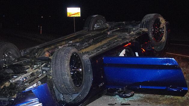 Das Unfallfahrzeug. Foto: Marco Mei&szlig;ner