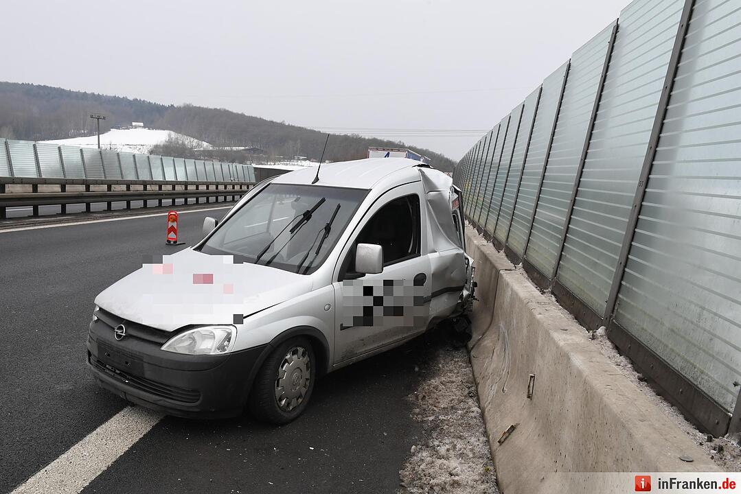 Unfall auf der A73 im Kreis Bamberg