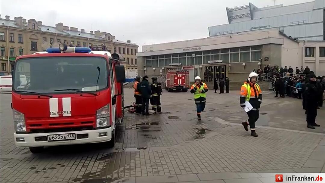 Explosion in der U-Bahn in St.Petersburg