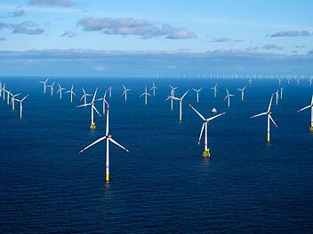 Windkraft auf See