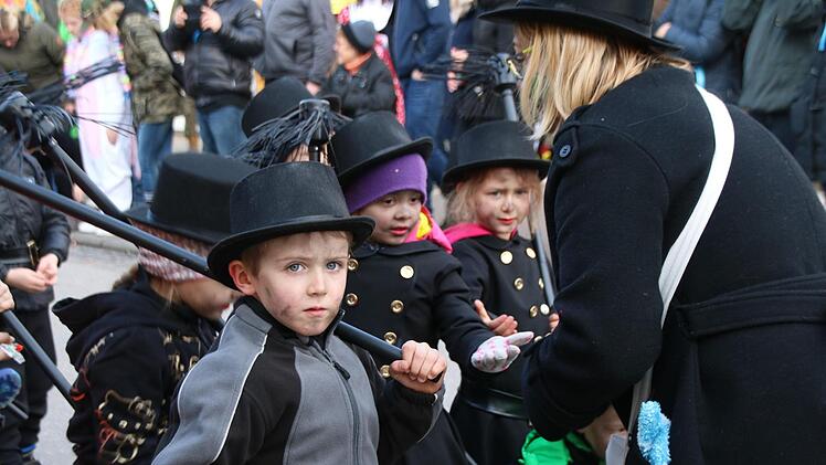 Faschingszug in Poppenlauer.Heike Beudert