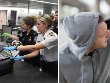 Münchner Flughafen: Außergewöhnlich großer Mann überlistet Koffer-Kontrolle Münchner Flughafen: Außergewöhnlich großer Mann überlistet Koffer-Kontrolle
