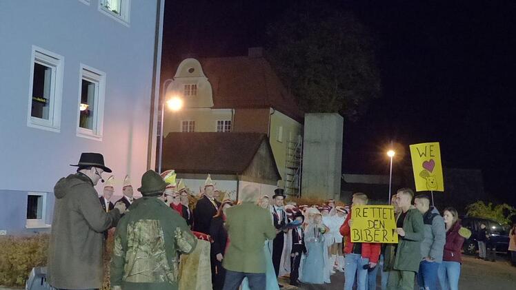 Der Rathaussturm in Heroldsbach Foto: Pauline Lindner