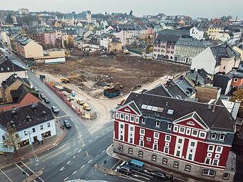 Baustelle: Das gro&szlig;e Areal in der Innenstadt liegt seit 2007 brach - das soll sich so schnell wie m&ouml;glich &auml;ndern. Foto: Mirko Fikentscher