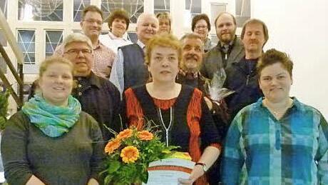 Diese Ebersdorfer wurden für ihre Bereitschaft ausgezeichnet, ihr Blut für andere zur Verfügung zu stellen. Foto: Lothar Weidner