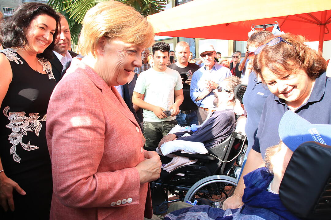Angela Merkel zu Besuch in Bad Kissingen