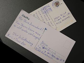 Geschmacklos sind die Zuschriften an Leserbriefschreiber Edgar Frisch aus Ziegelhütten, die immer wieder im falschen Briefkasten in Kulmbach-Weiher landen. Foto: Katrin Geyer