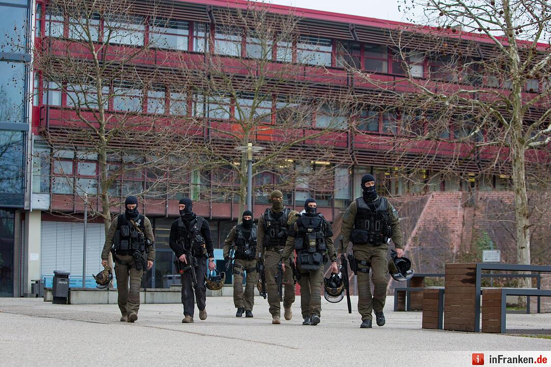Großeinsatz an der Uni Nürnberg