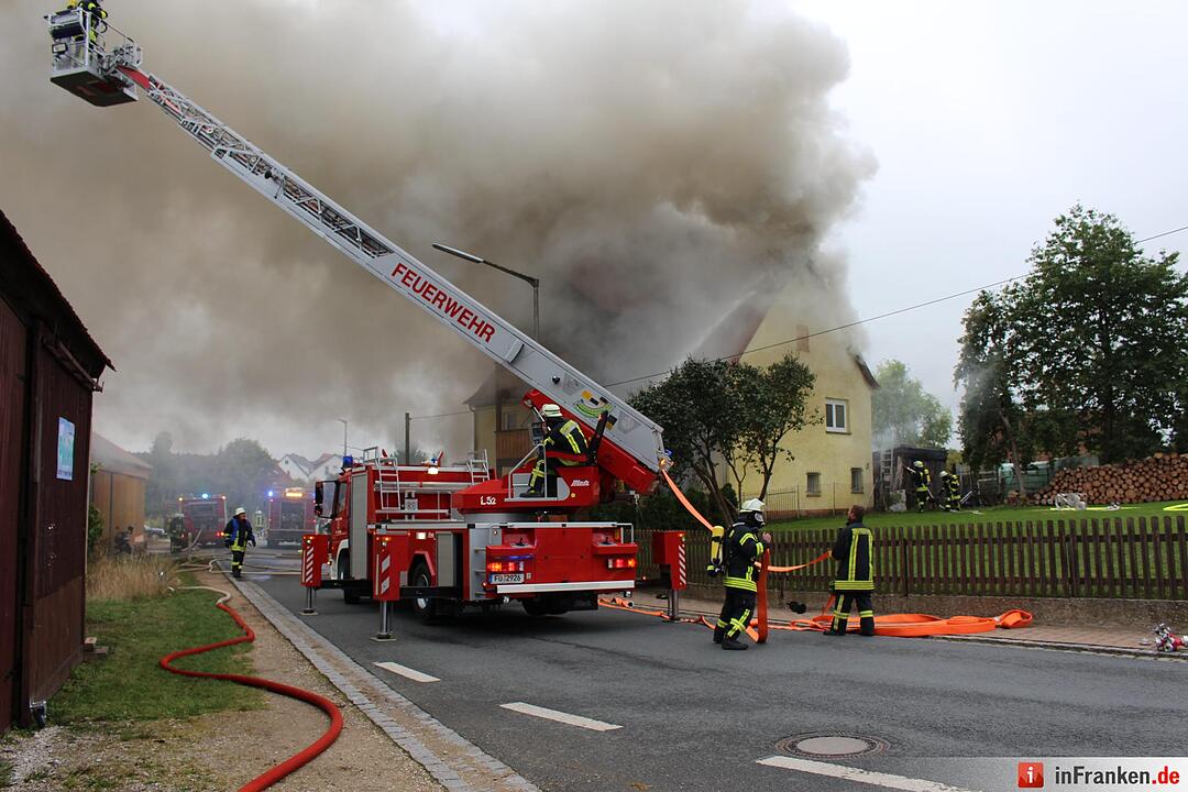 Kreis Fürth: Zwei Verletzte bei Brand