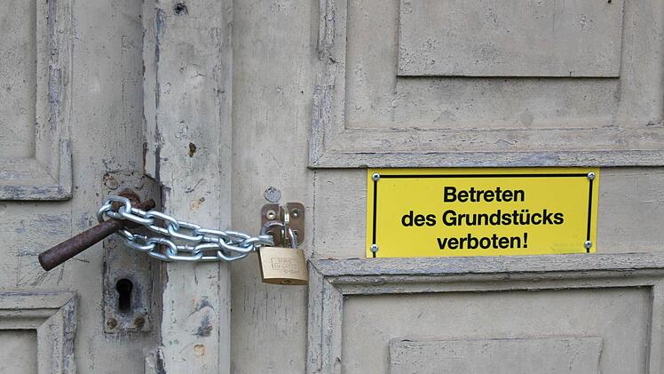 Betreten verboten - und das ist wahrscheinlich auch besser so.