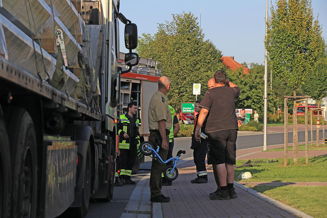 Kreis Bad Kissingen: Lkw erfasst Kind (2)
