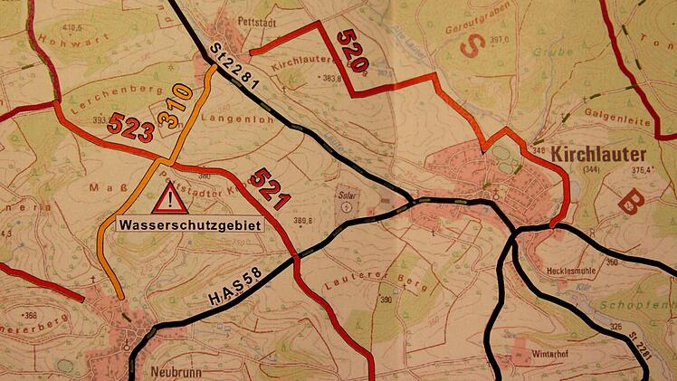 Als erste Kernwege sollen die Gemeindeverbindungsstraße Nr. 310 von Neubrunn nach Pettstadt und der Weg Nr. 520 von Kirchlauter nach Pettstadt geplant werden.Foto: Günther Geiling