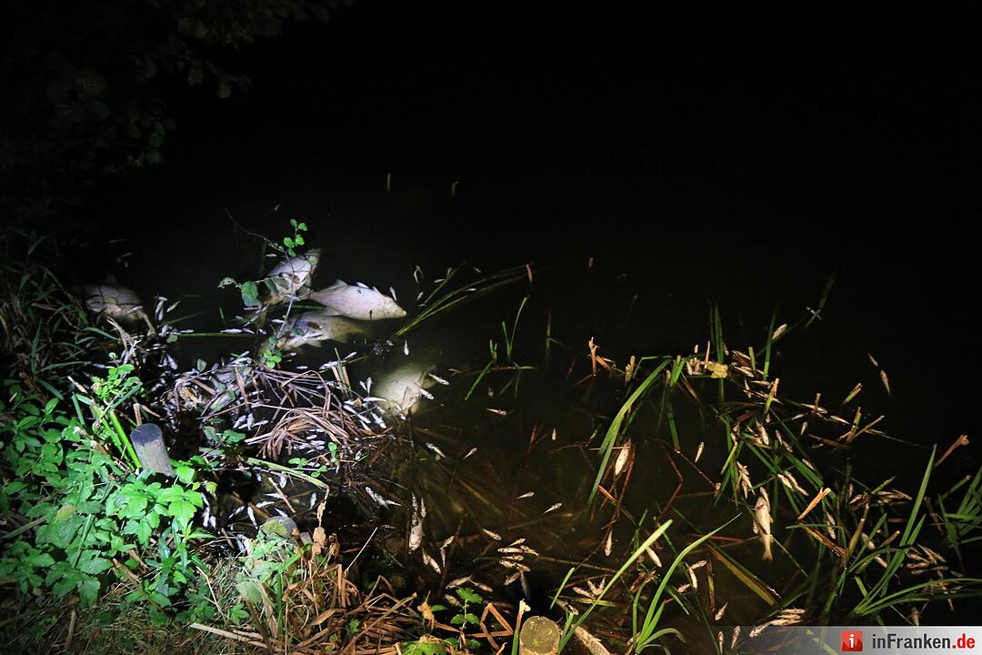Westsee in Bad Staffelstein umgekippt