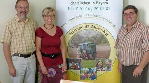 Walter Engeler, Christine Beuer und Fritz Kroder (von links)