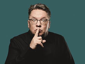 Helmut Schleich am Samstag beim Kissinger Kabarettherbst