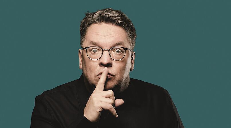 Helmut Schleich am Samstag beim Kissinger Kabarettherbst