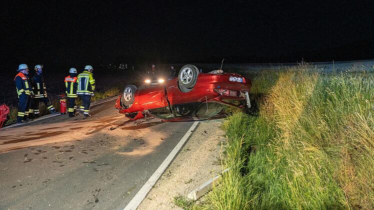 Unfall zwischen Priegendorf und Rugendorf