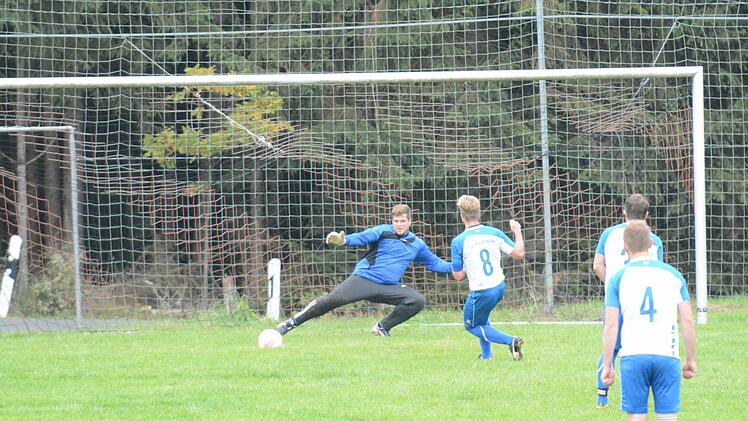 Schnappschuss vom Spiel der Woche in Premich. Foto: ssp
