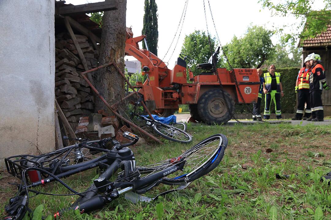 Schweinfurt: Radlader erfasst  Fahrradfahrerin