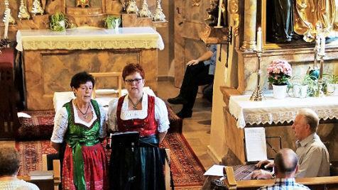 Das Torberg-Trio aus Neunkirchen sang Sommerlieder. Foto: privat