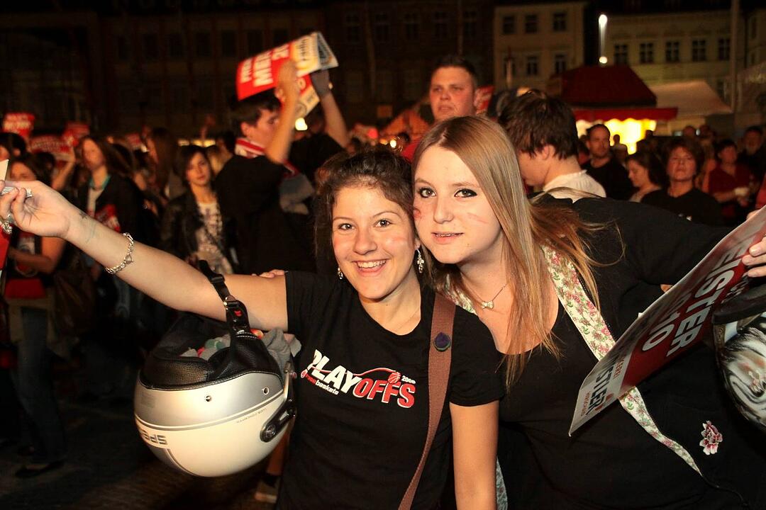 Meisterfeier Brose Baskets Bamberg Maxplatz