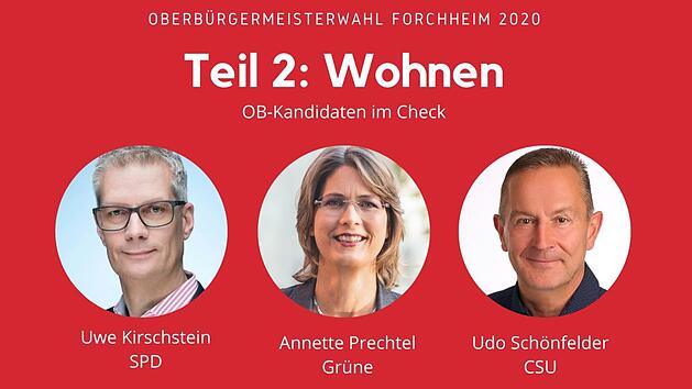 Wer macht das Rennen um den Einzug ins Forchheimer OB-Amt? Der FT nimmt die Kandidaten unter die Lupe.