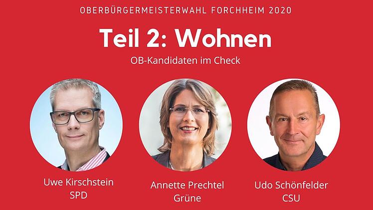 Wer macht das Rennen um den Einzug ins Forchheimer OB-Amt? Der FT nimmt die Kandidaten unter die Lupe.