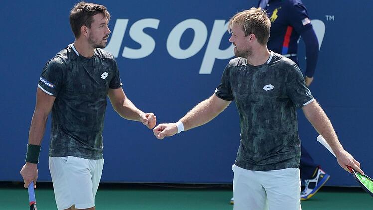 Bei den US Open im vergangenen Jahr erreichten Kevin Krawietz (rechts) und Doppelpartner Andreas Mies das Halbfinale.