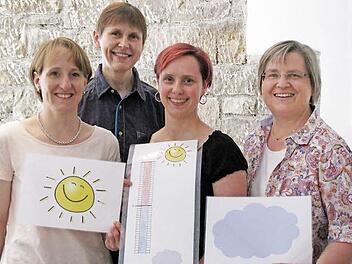 Auf dem Foto (von links) Pia Junginger, Helga Leifer, Susanne Till und Hedwig Heinisch. Foto: privat