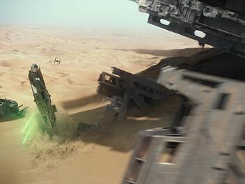 Star Wars: The Force Awakens. Photo: Film Frame / Lucasfilm 2015 (via presse-movies.de) Star Wars: The Force Awakens. Photo: Film Frame / Lucasfilm 2015 (via presse-movies.de)